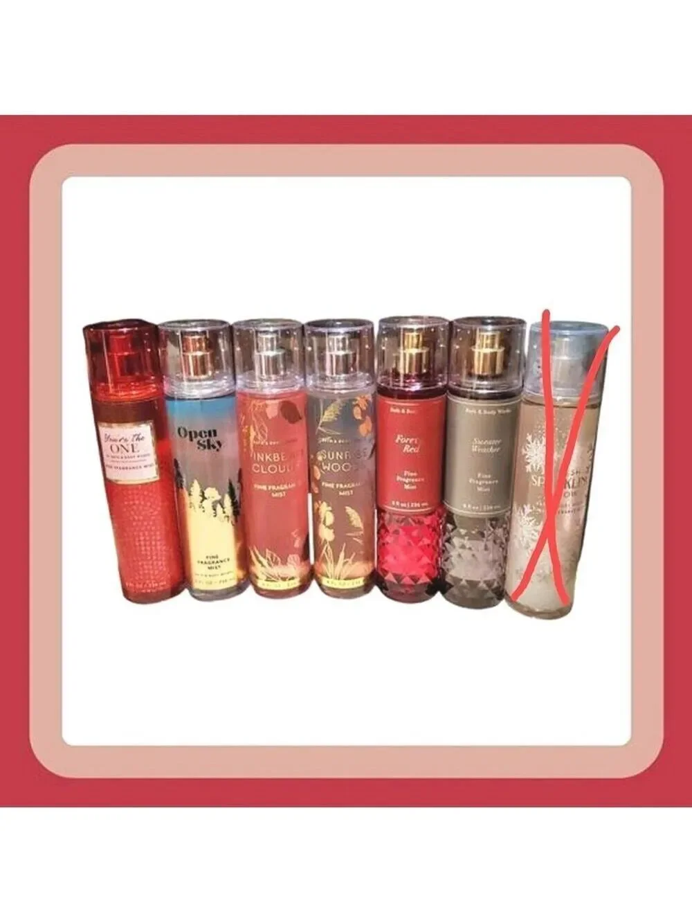2 New Bath and Body Works Fragrance Sprays